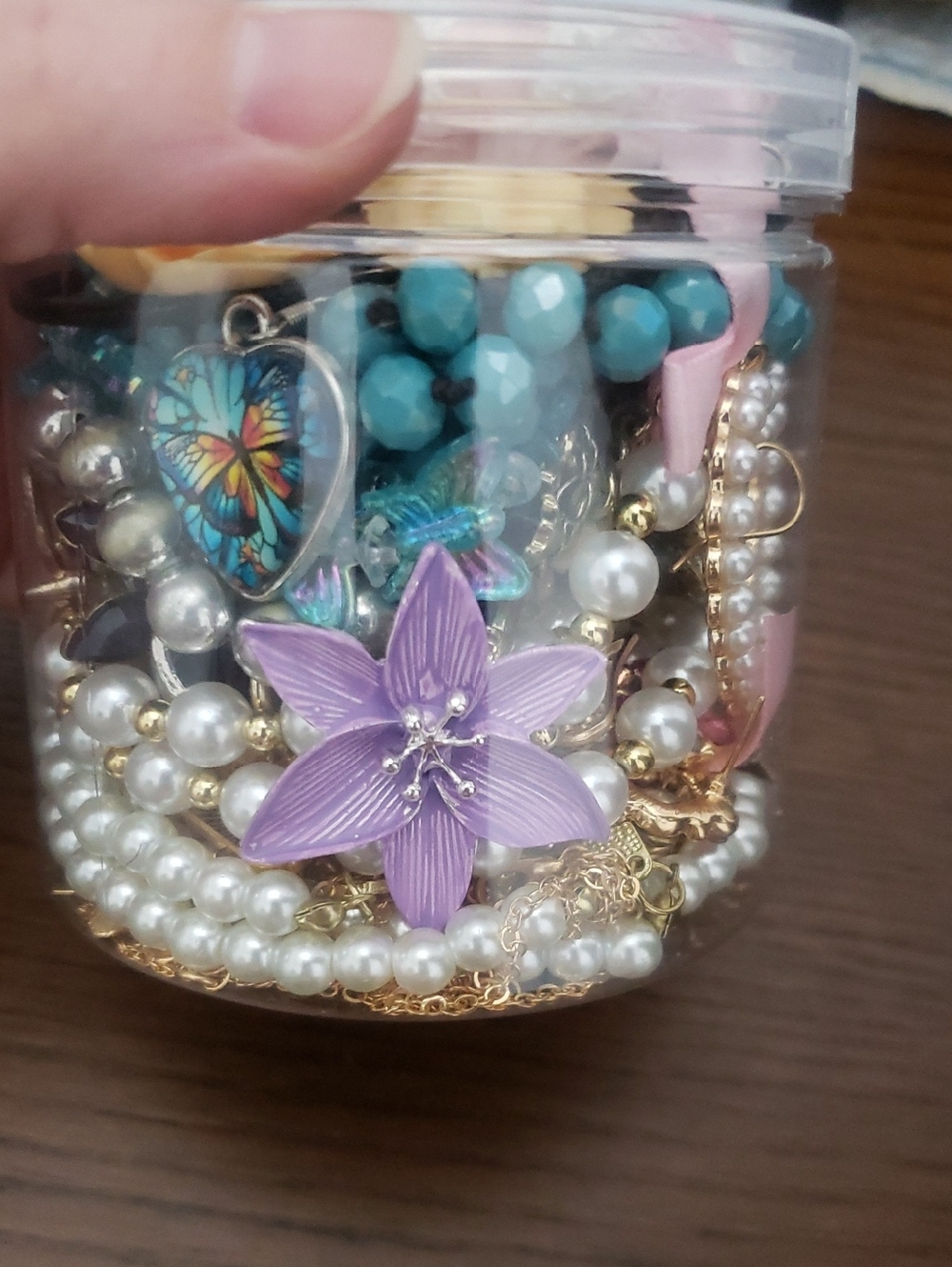 Elegant/Garden Jewelry Jar